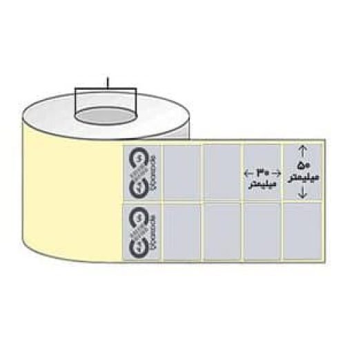 برچسب متال 30 × 50 دو ردیفه