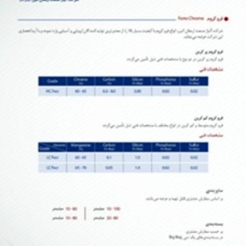 تامین الیاژهای خاص زیر قیمت بورس فرومنگنز