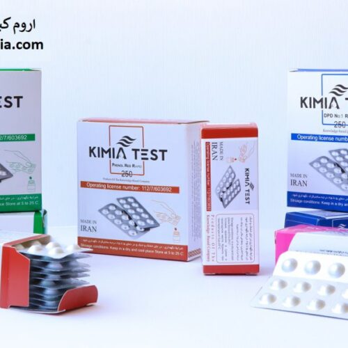 قرص کلرسنج DPD No.1 و قرص سنجش pH (phenol red) ، قرصهای سنجش ازن ، قرص سنجش نیتریت ، قرص سنجش سختی و…