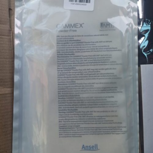 دستکش جراحی بدون پودر آنتی میکروبیال گامکس surgical gloves. GAMMEX AMT