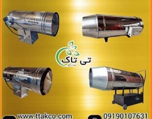 جت هیتر گازی با فن قوی برای صنایع و کارگاه ها