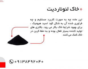 خاک لئوناردیت آسیاب شده در یزد