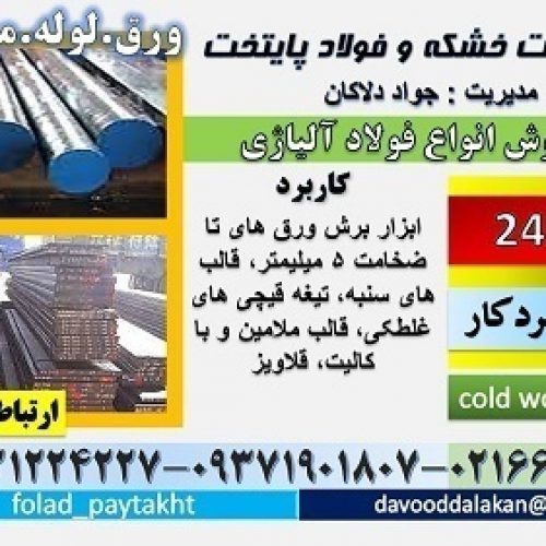 فولاد 2419-میلگرد 2419-فولاد ابزار سردکار 2419-تسمه 2419