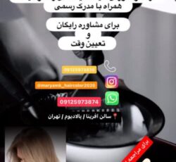 مرکز تخصصی رنگ/مش/هایلایت/ با بهترین برند ها